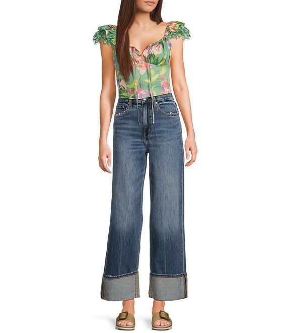 Eastside High Rise Loose Cuffed Jean