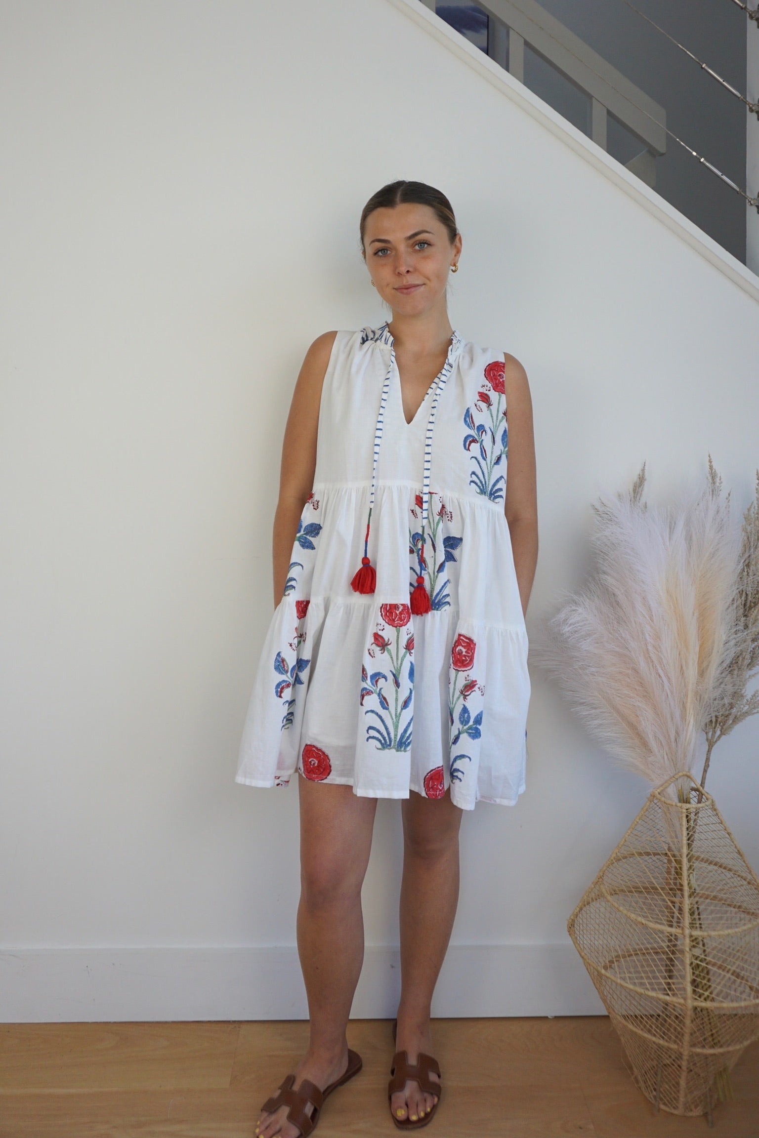 Molly Mini Dress - Red Poppy