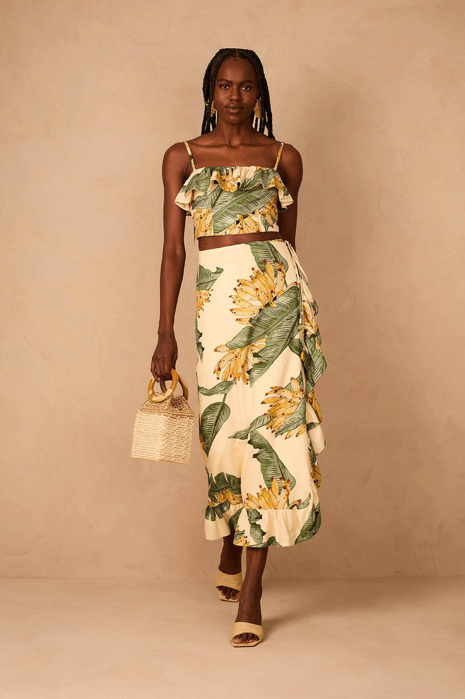 Banana Maxi Skirt