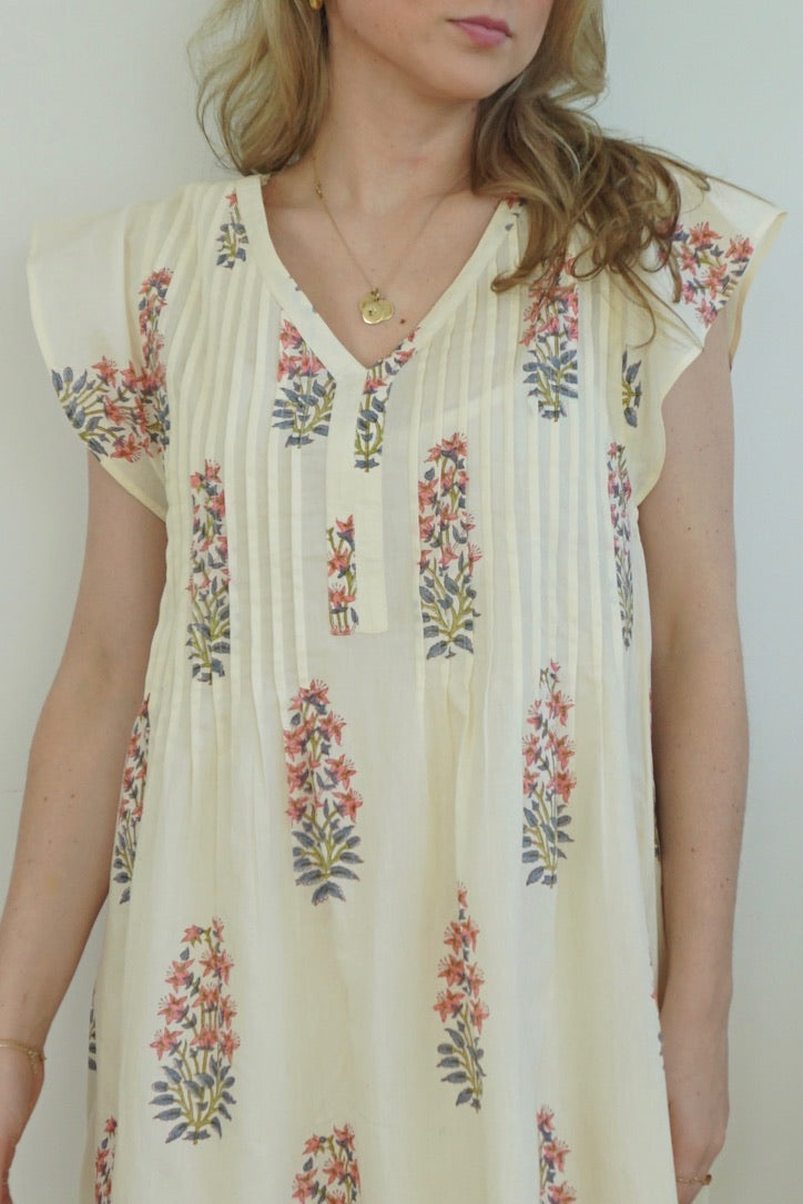 Doris Mini Dress - Pink Hydrangea