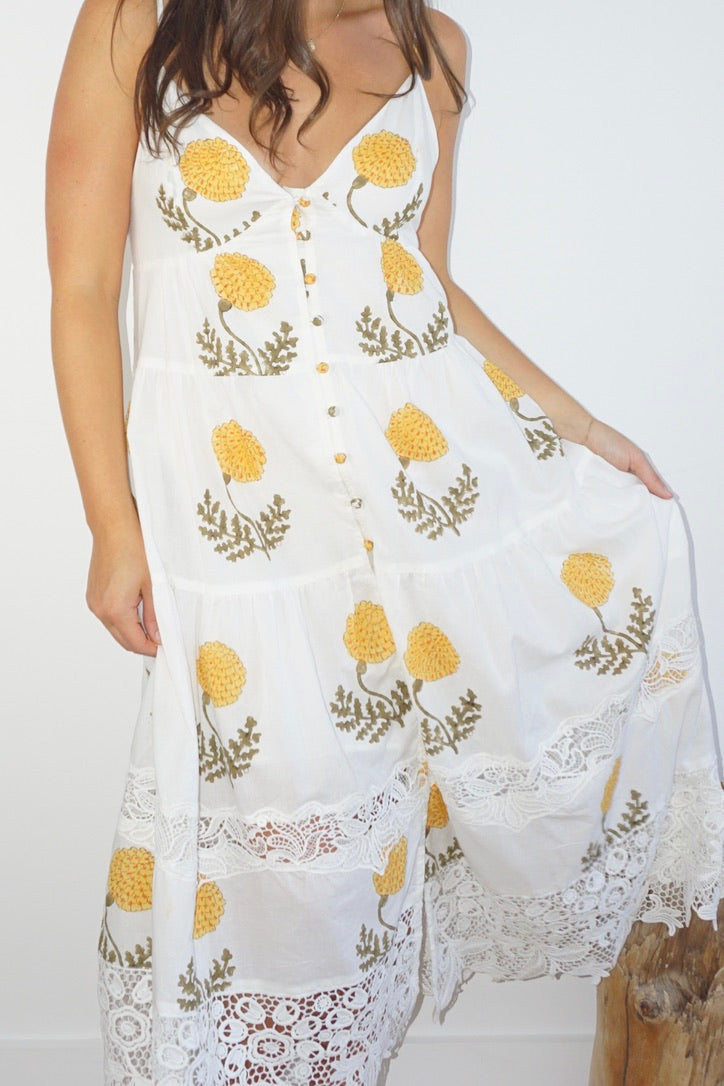 Irina Dress in Marigold