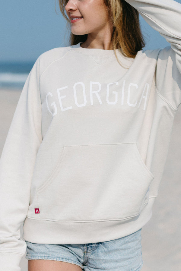 Montauk Georgica Crew - Cream