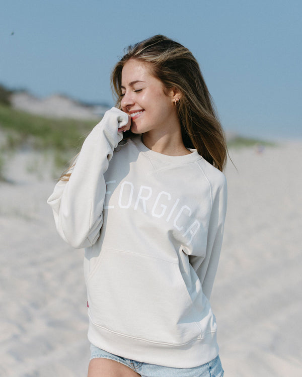 Montauk Georgica Crew - Cream