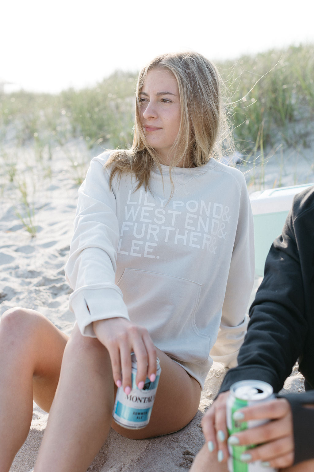 Montauk Lily Pond Crew - Cream