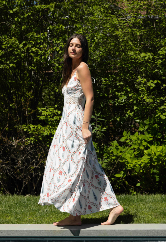 Isabella Dress in Vinyard Floral