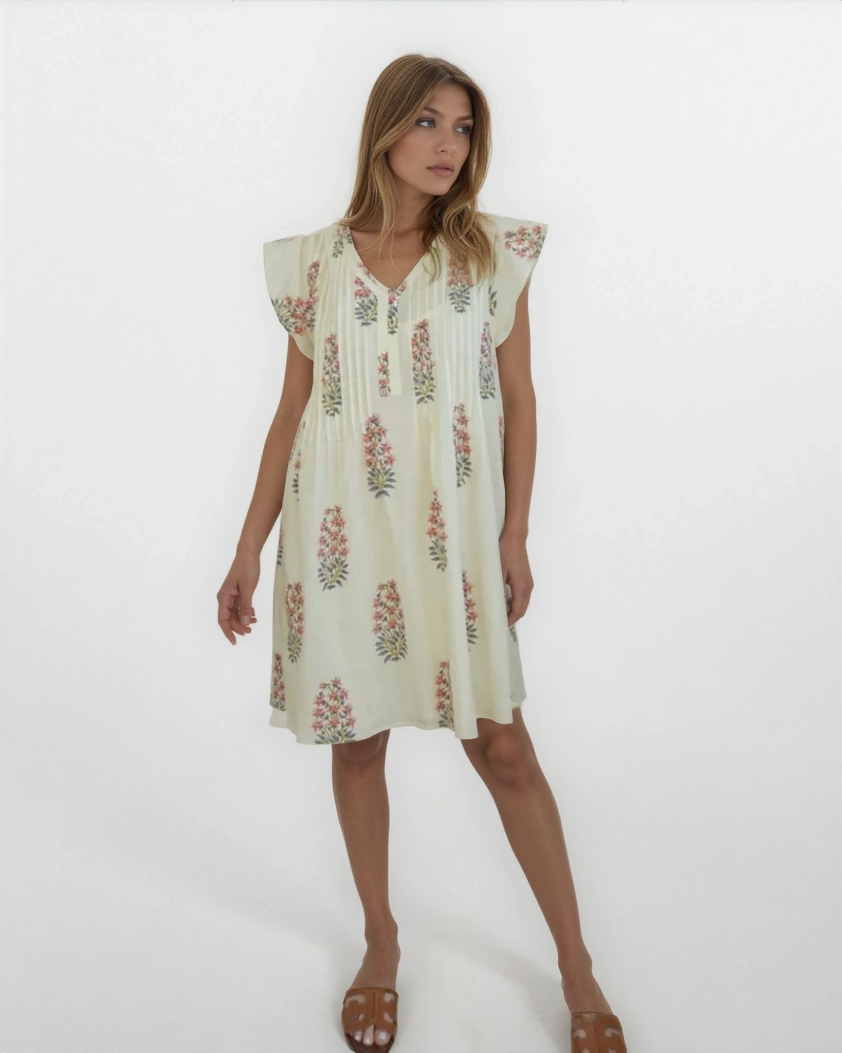 Doris Mini Dress - Pink Hydrangea