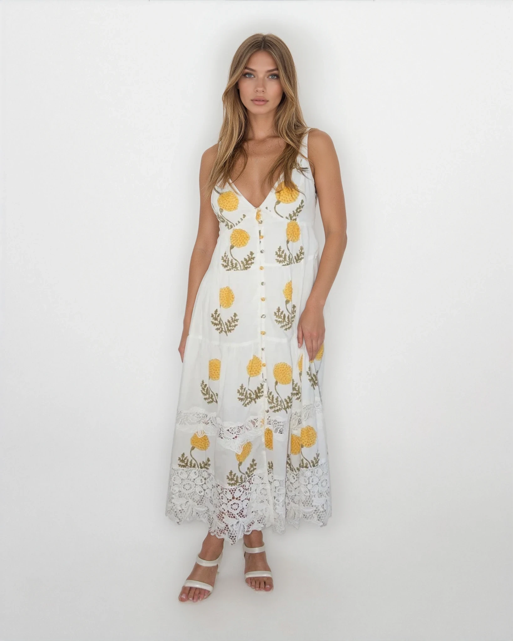 Irina Dress in Marigold