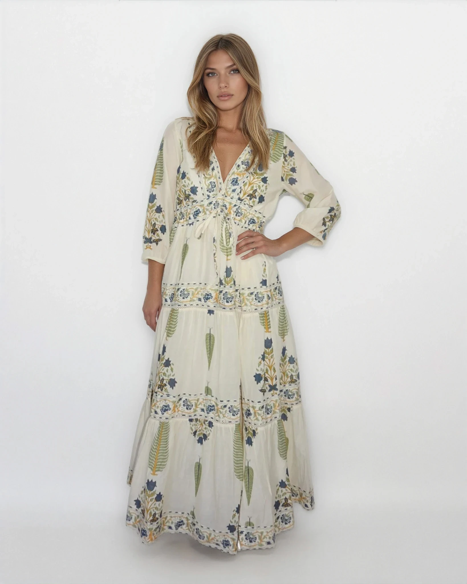 Orley Dress in Navy Victorian