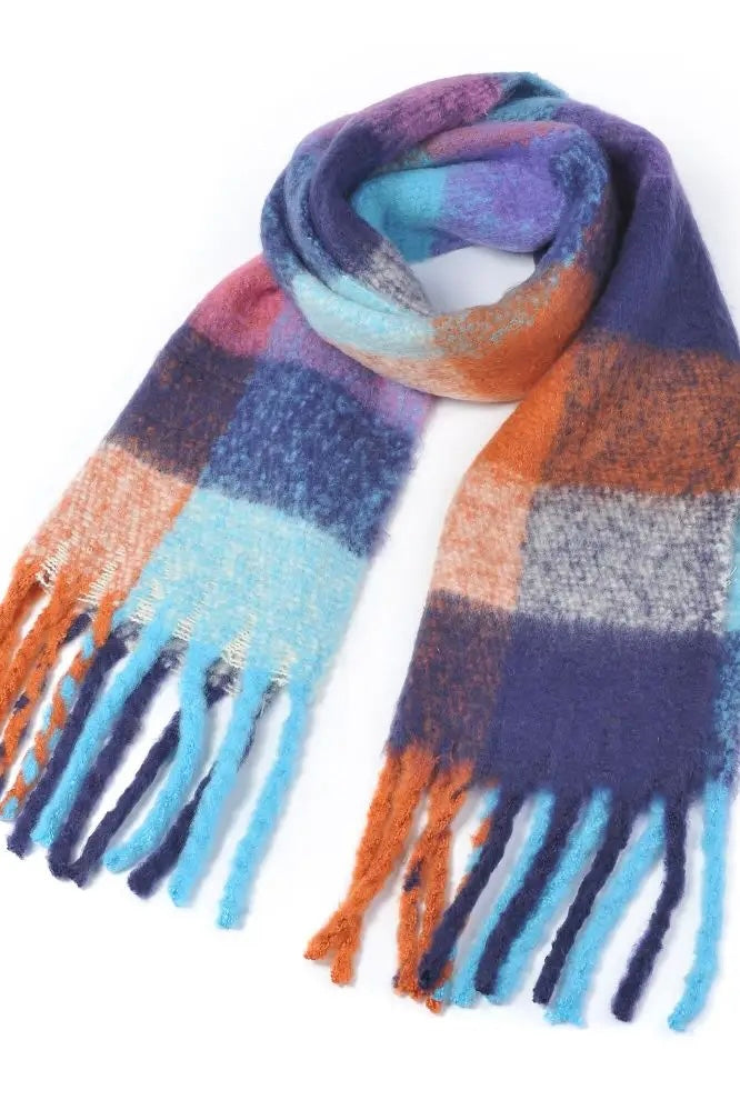 Urban Expressions Plaid Scarf