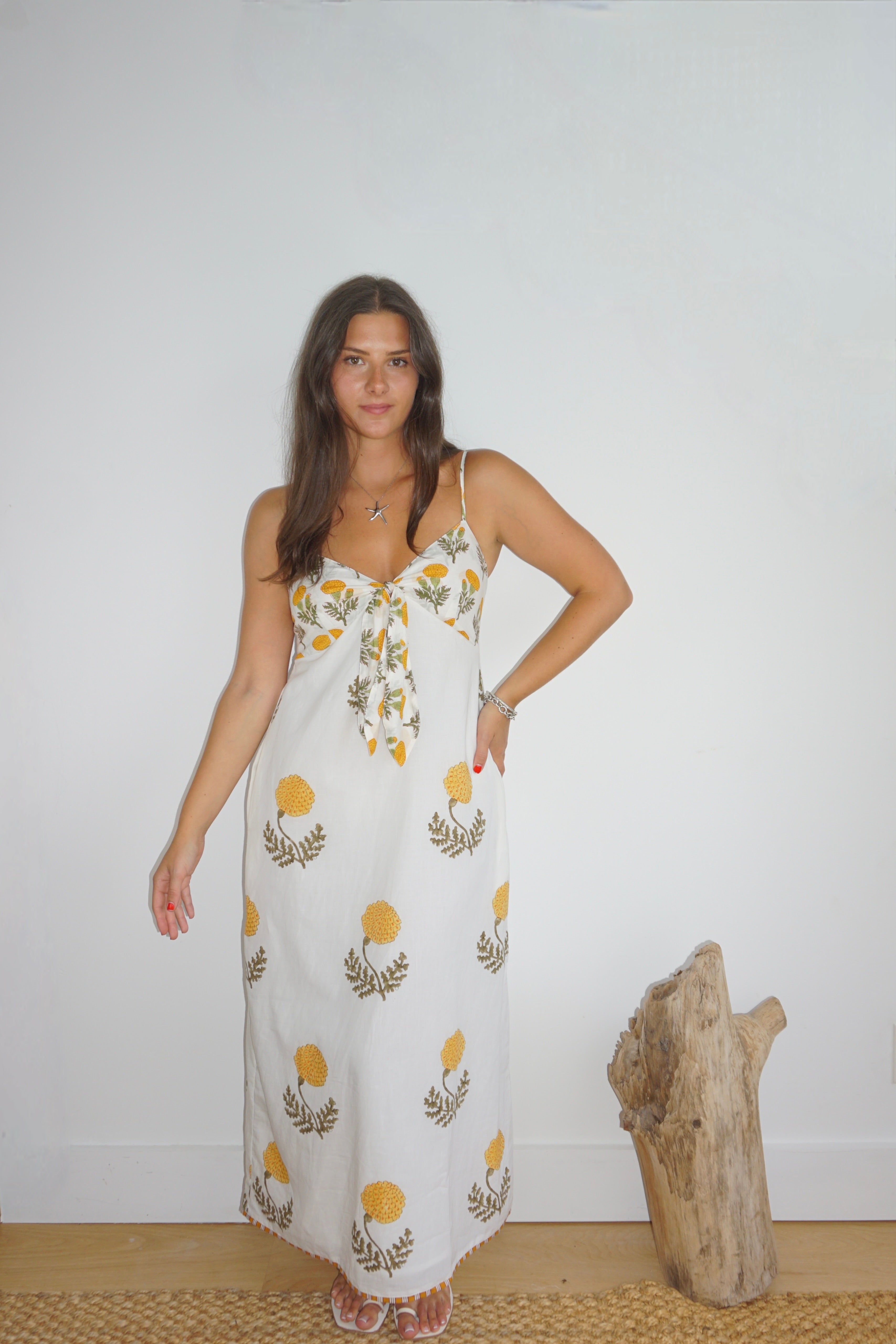 Farrah Dress in Marigold