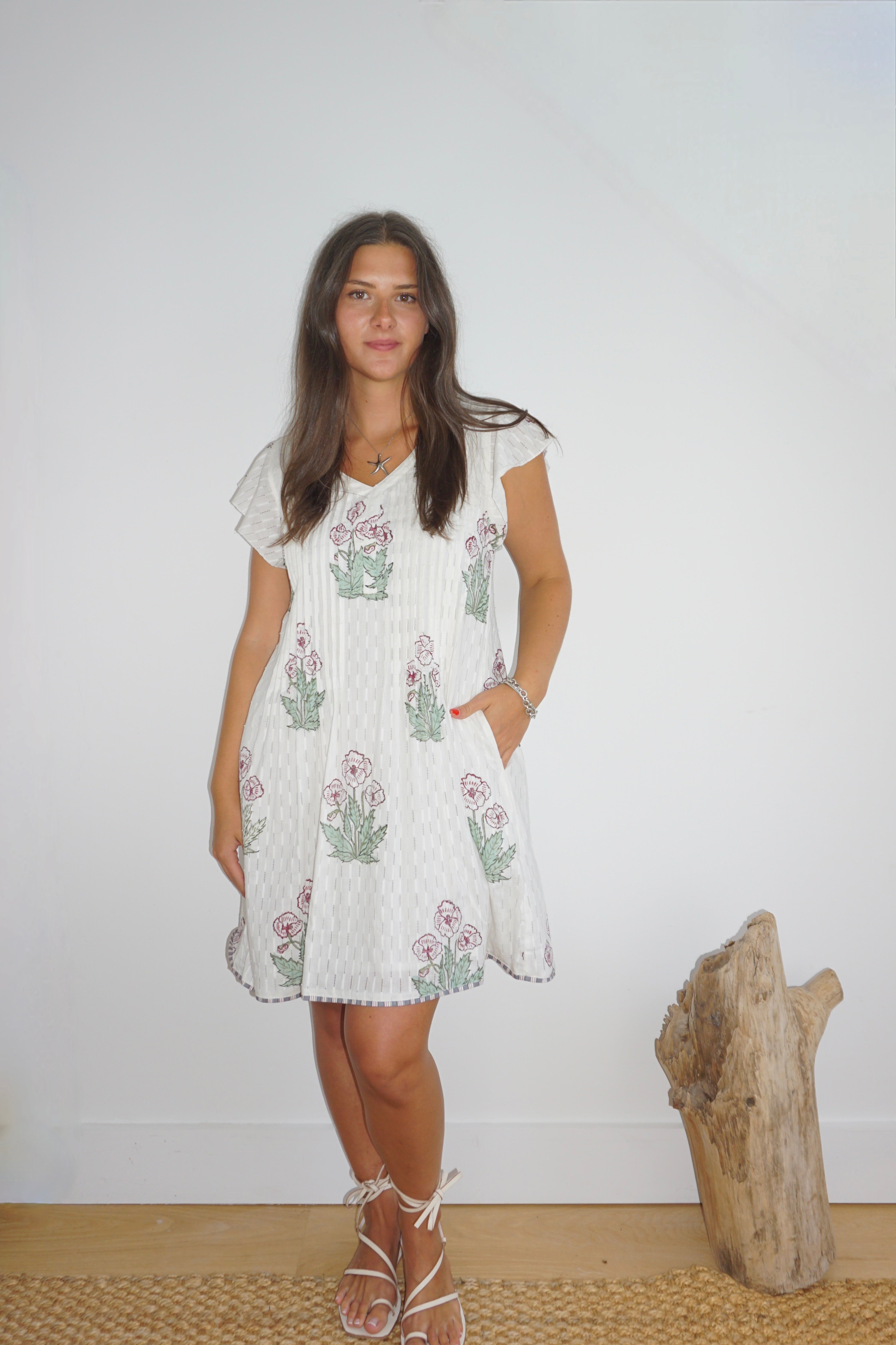 Doris Mini Dress in Cosmos