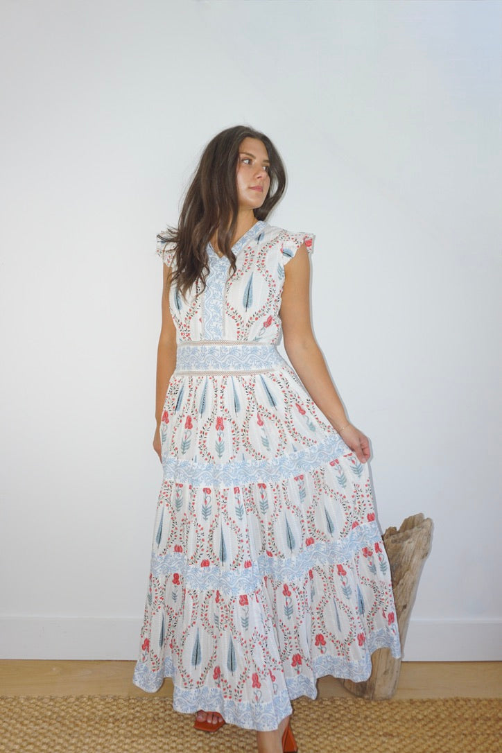 Percy Dress in Vinyard Floral