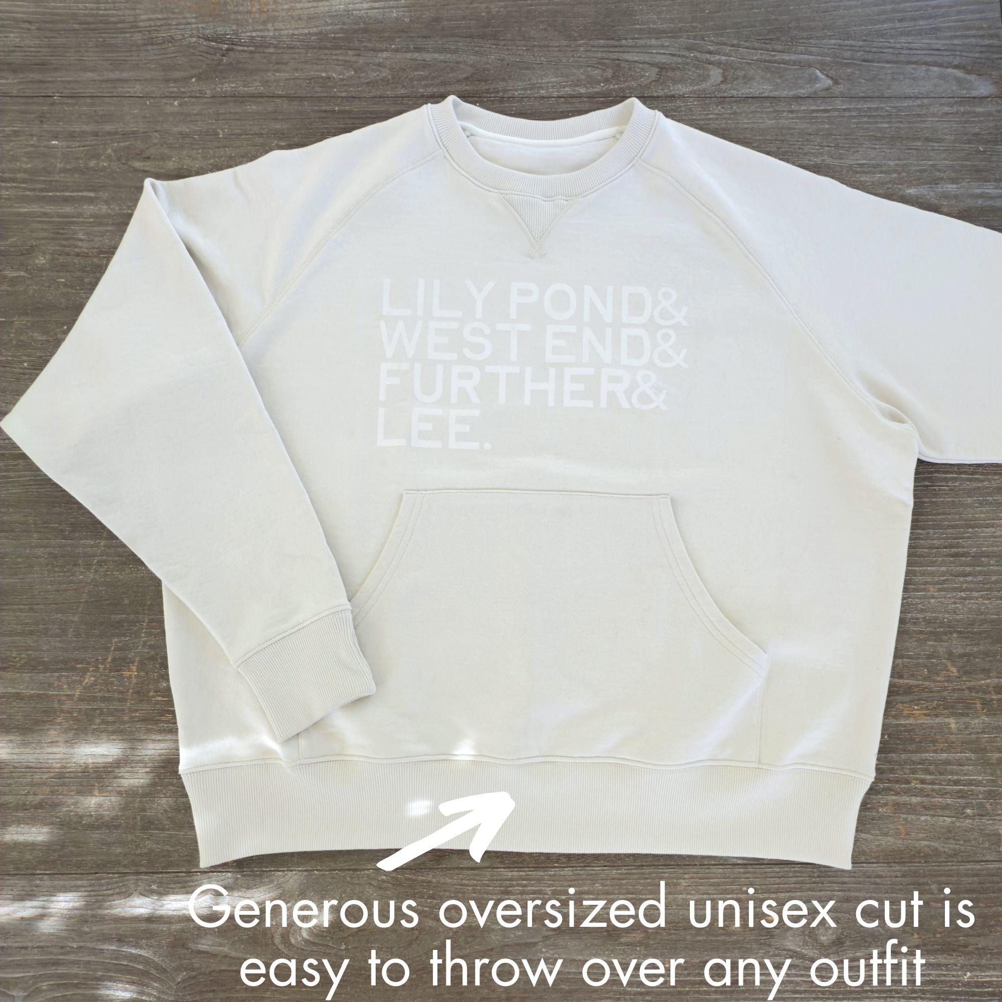 Montauk Lily Pond Crew - Cream