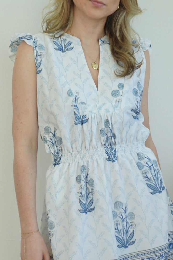Effi Mini Dress - Bluebell