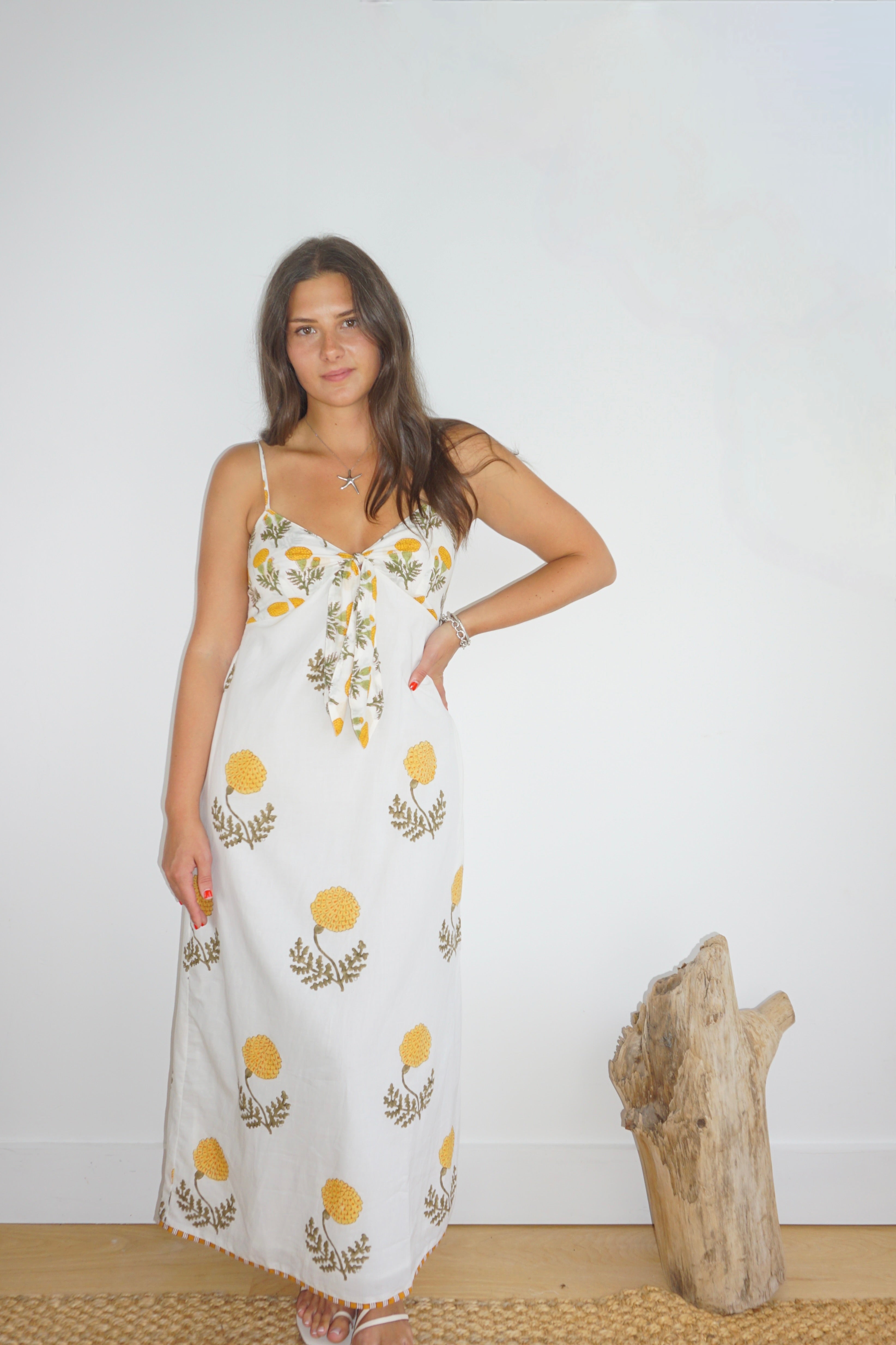 Farrah Dress in Marigold