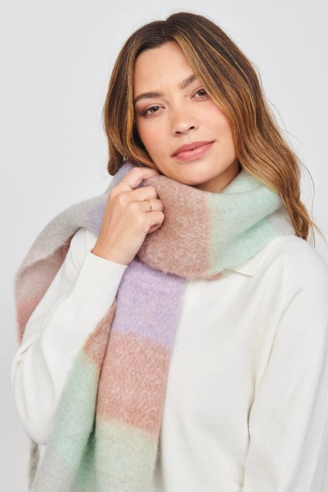 Urban Expressions Plaid Scarf
