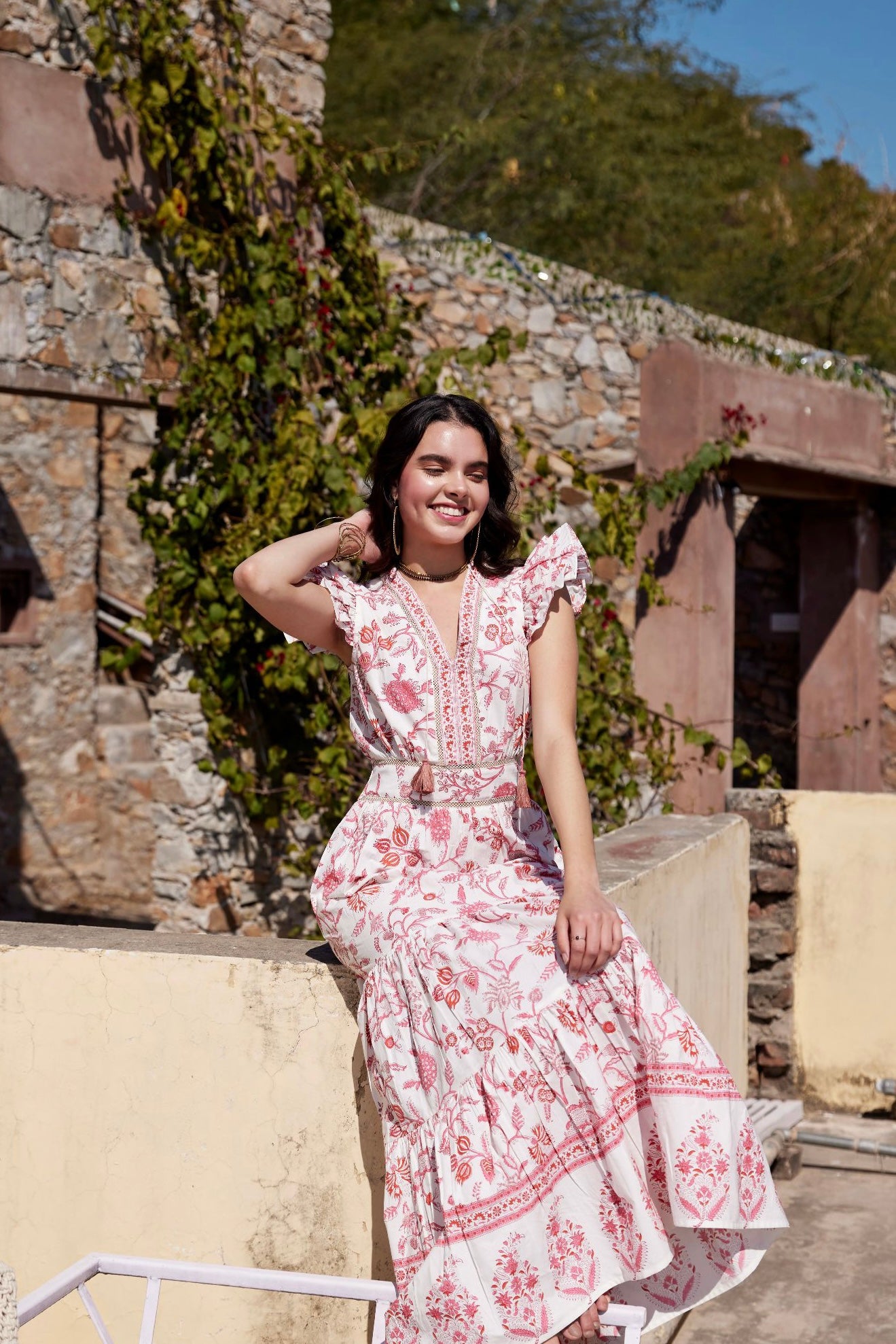 Percy Dress Petite - Cali Red