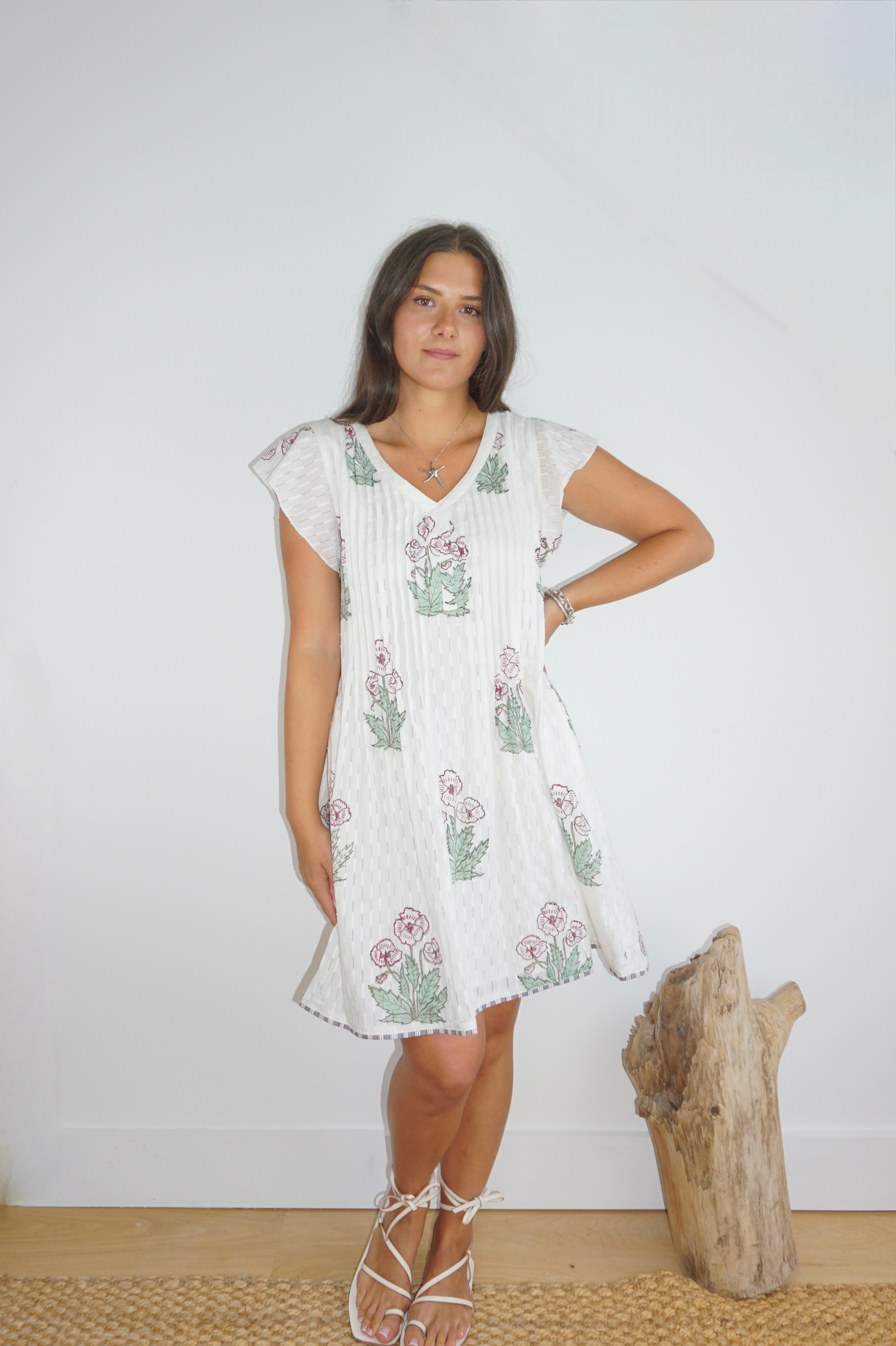 Doris Mini Dress in Cosmos