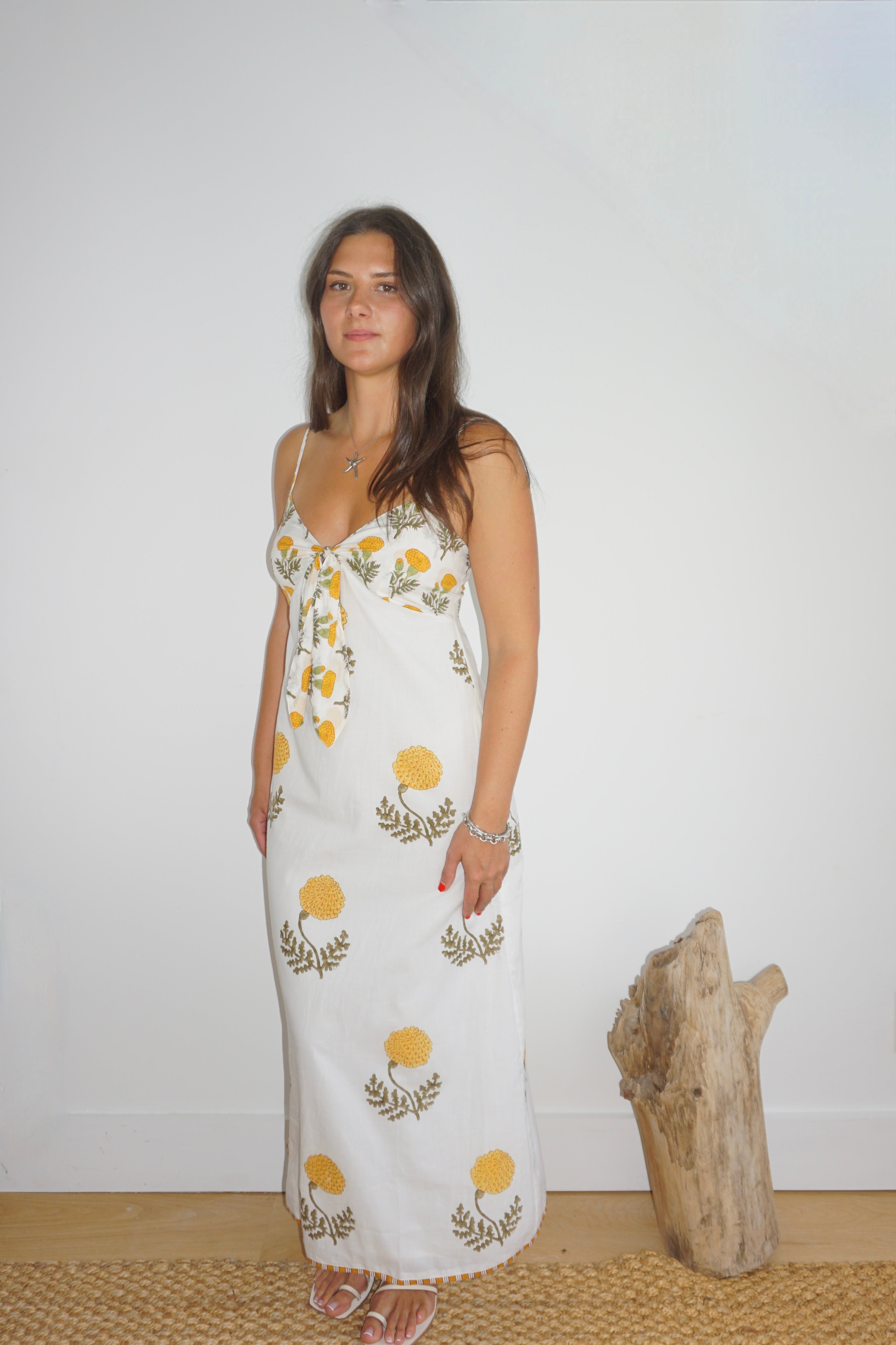 Farrah Dress in Marigold