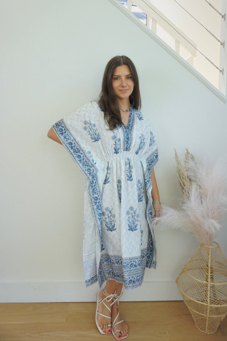 Santorini Kaftan - Bluebell