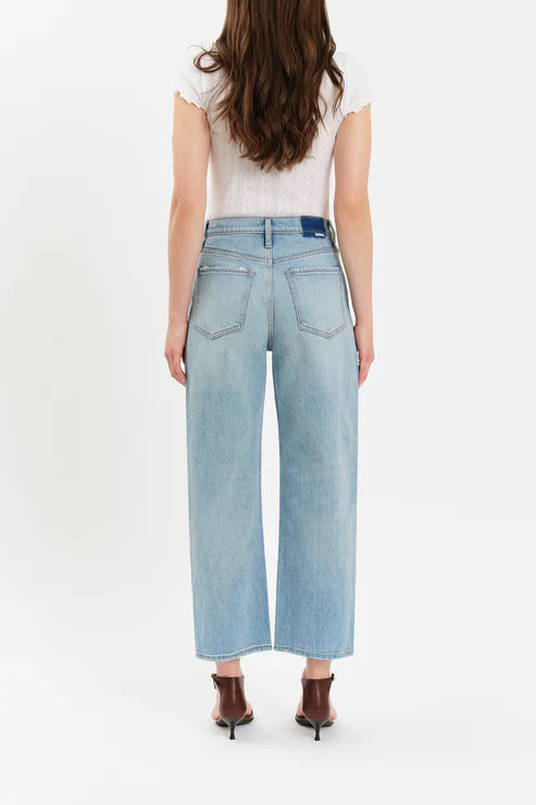 Westward High Rise Seamed Barrel Jean