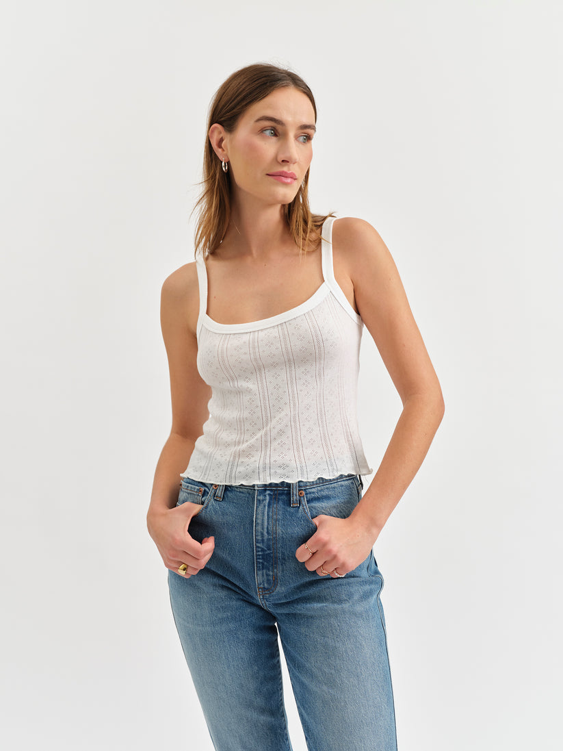 Blossom Baby Tank - White Hot