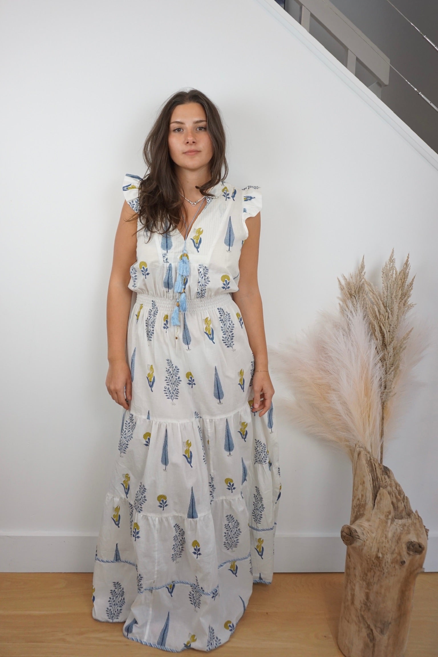 Capri Maxi Dress - Whimsical Trees