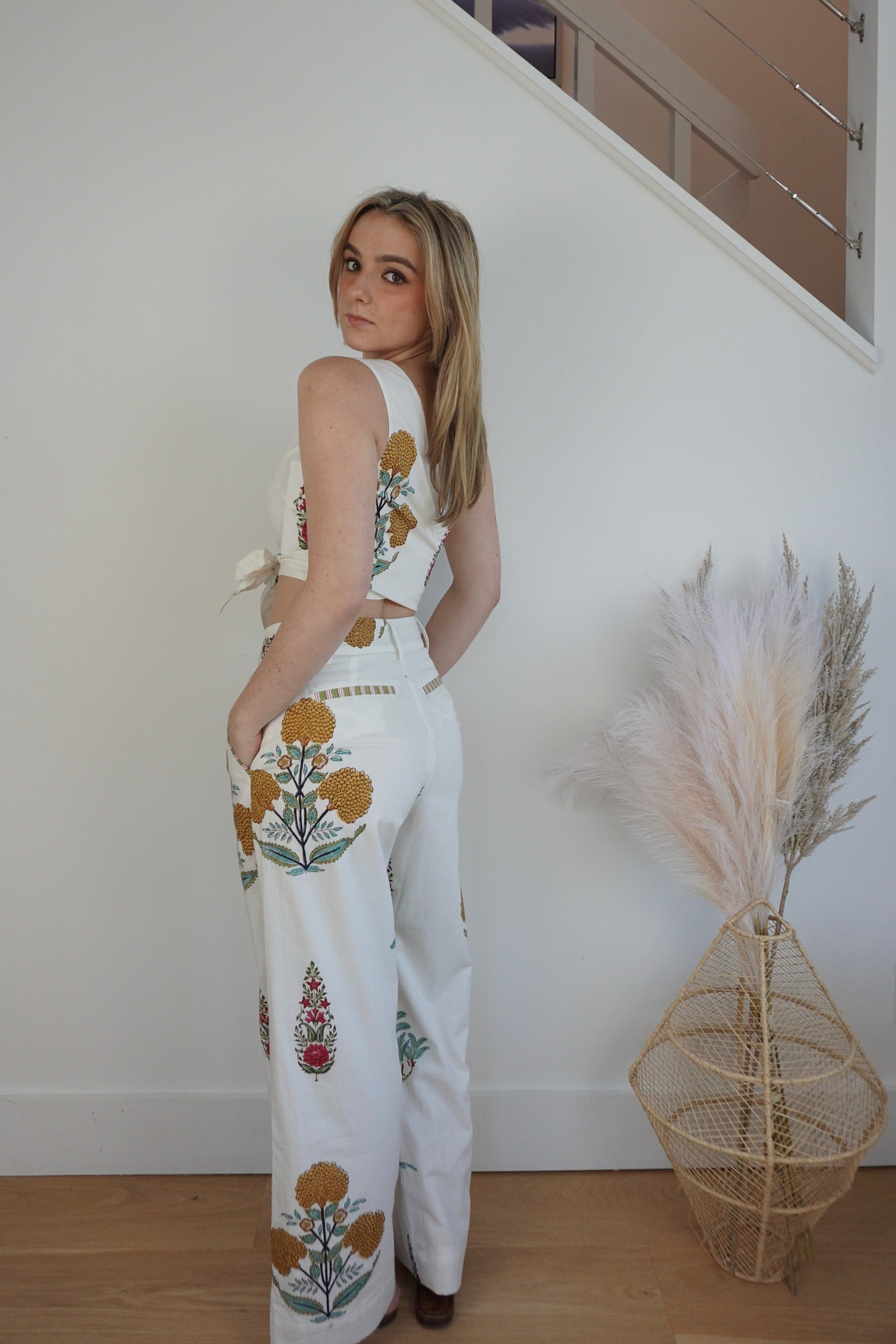 Romy Wrap Top - Kabir Floral