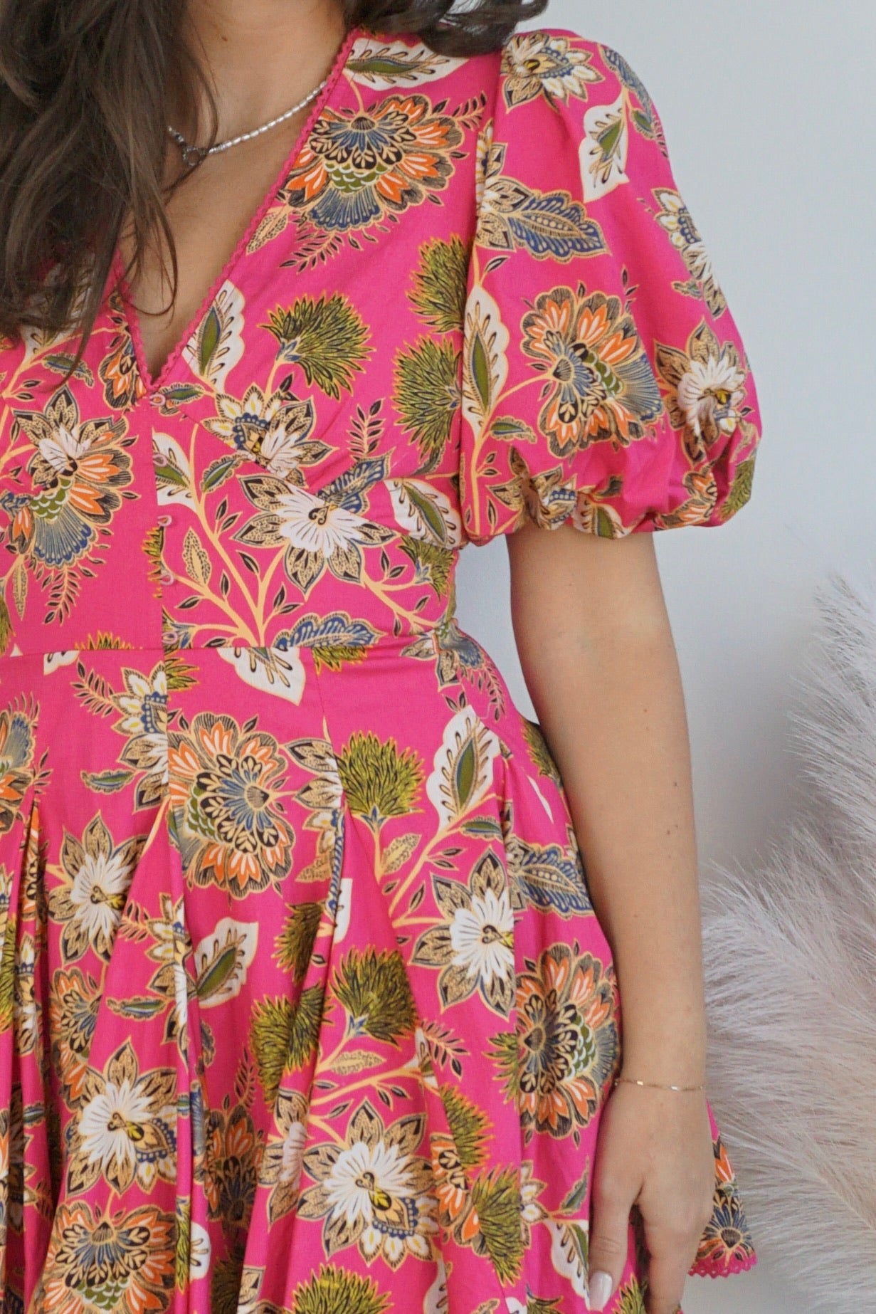 Rowan Mini Dress - Jaya Pink