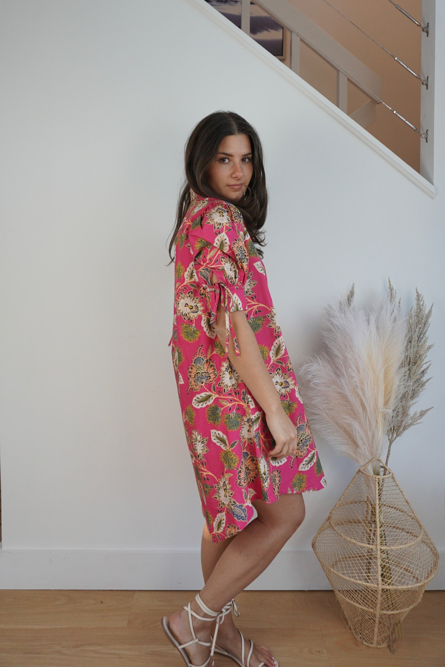 Arden Mini Dress - Jaya Pink