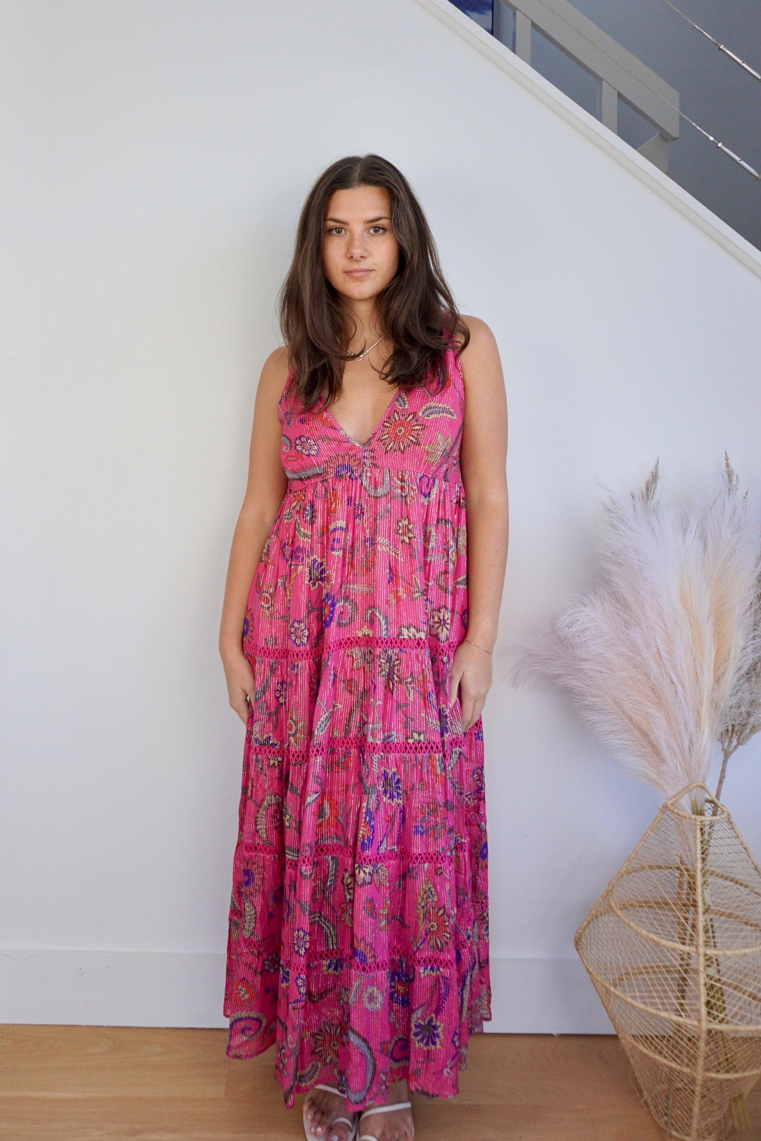 NIBI MTK Vera Maxi Dress - Jaya Pink