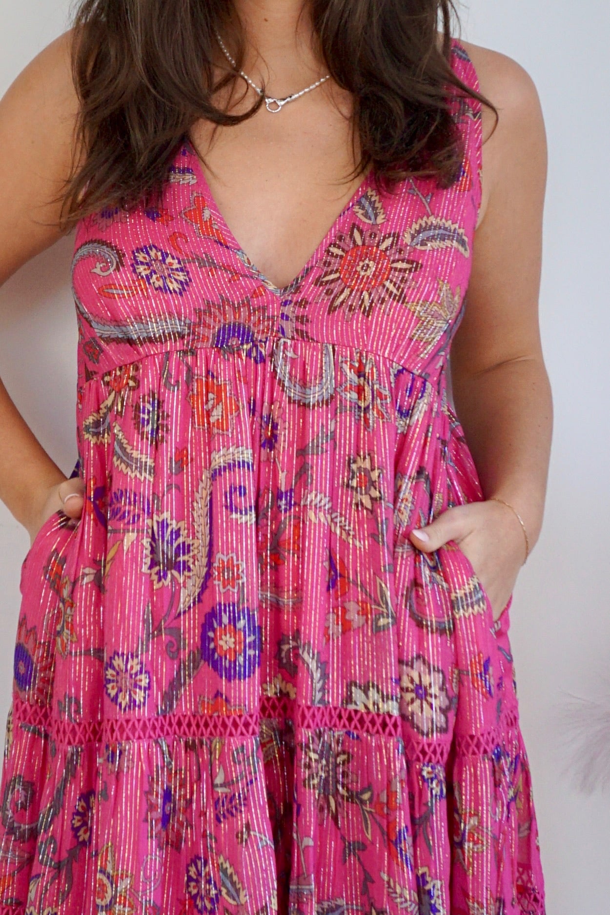 NIBI MTK Vera Maxi Dress - Jaya Pink