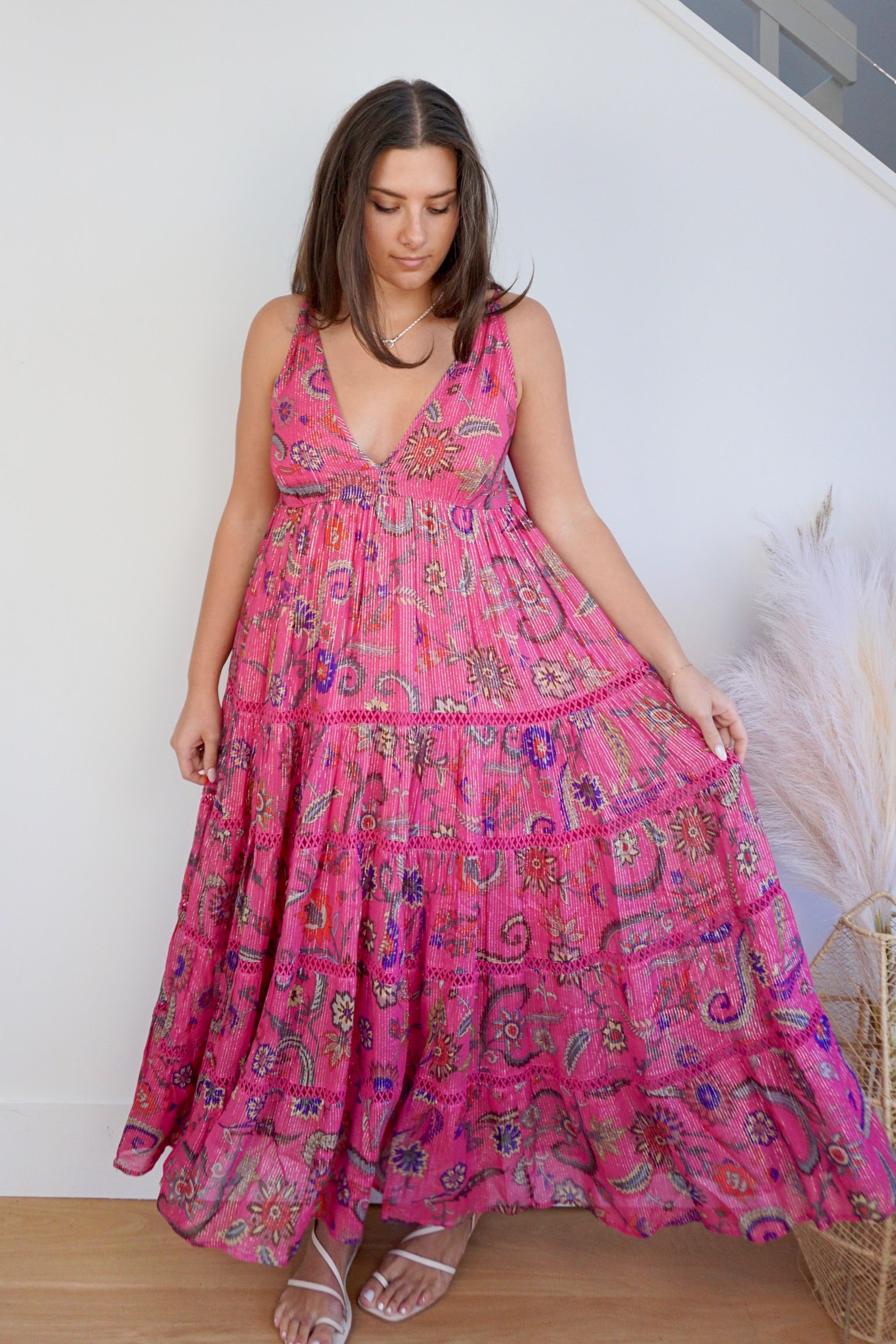 NIBI MTK Vera Maxi Dress - Jaya Pink