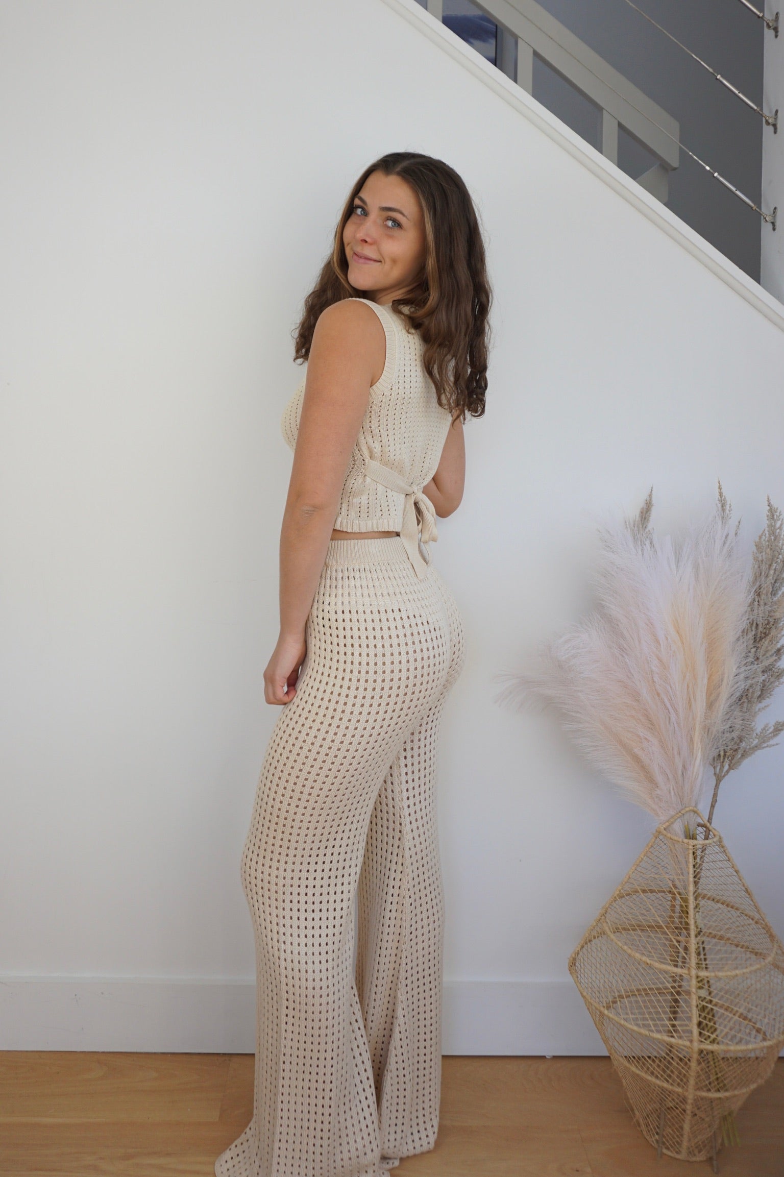 Fable Knit Pant - Ecru