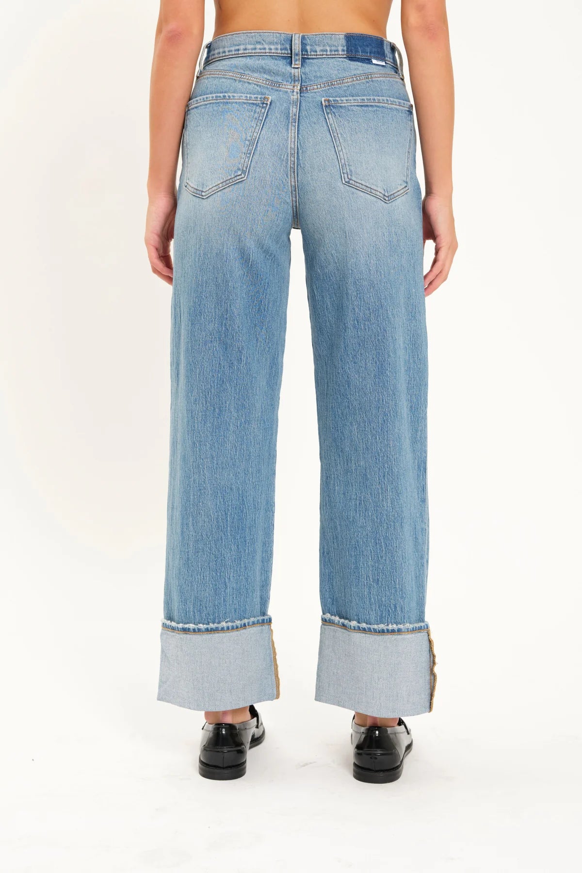 Daze Eastside High Rise Loose Cuff Jean