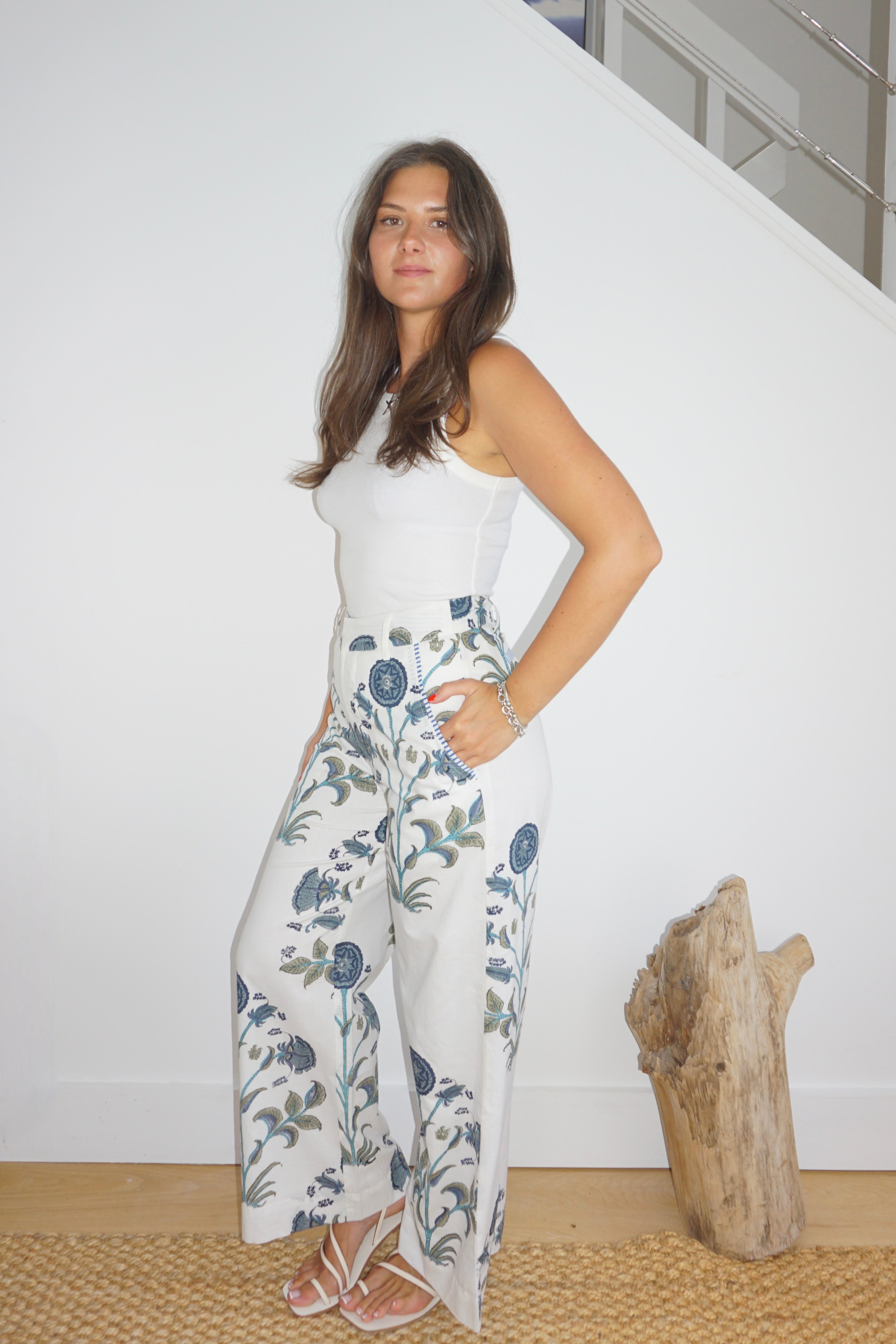 Edison Pant in BLUE VINE