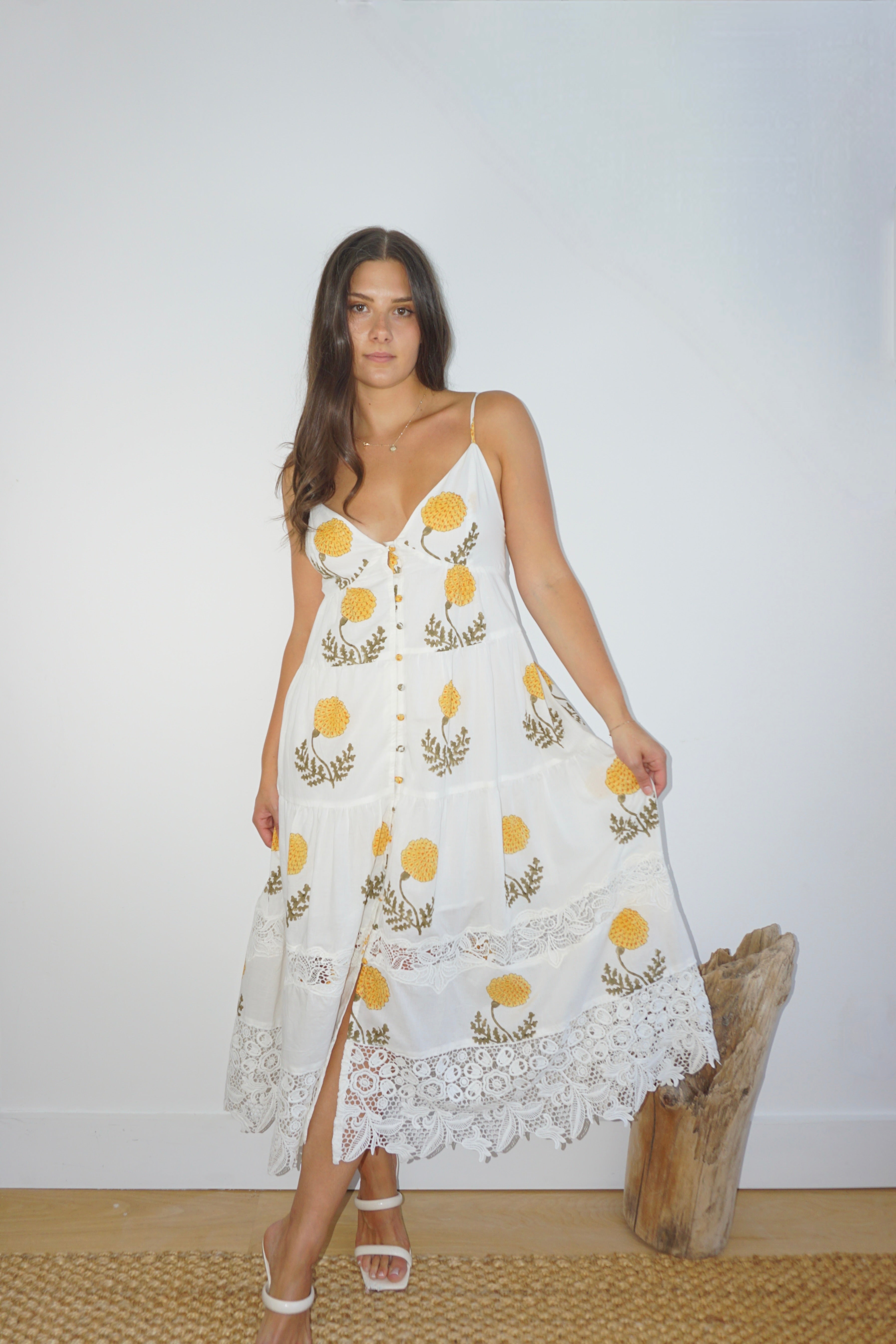 Irina Dress in Marigold