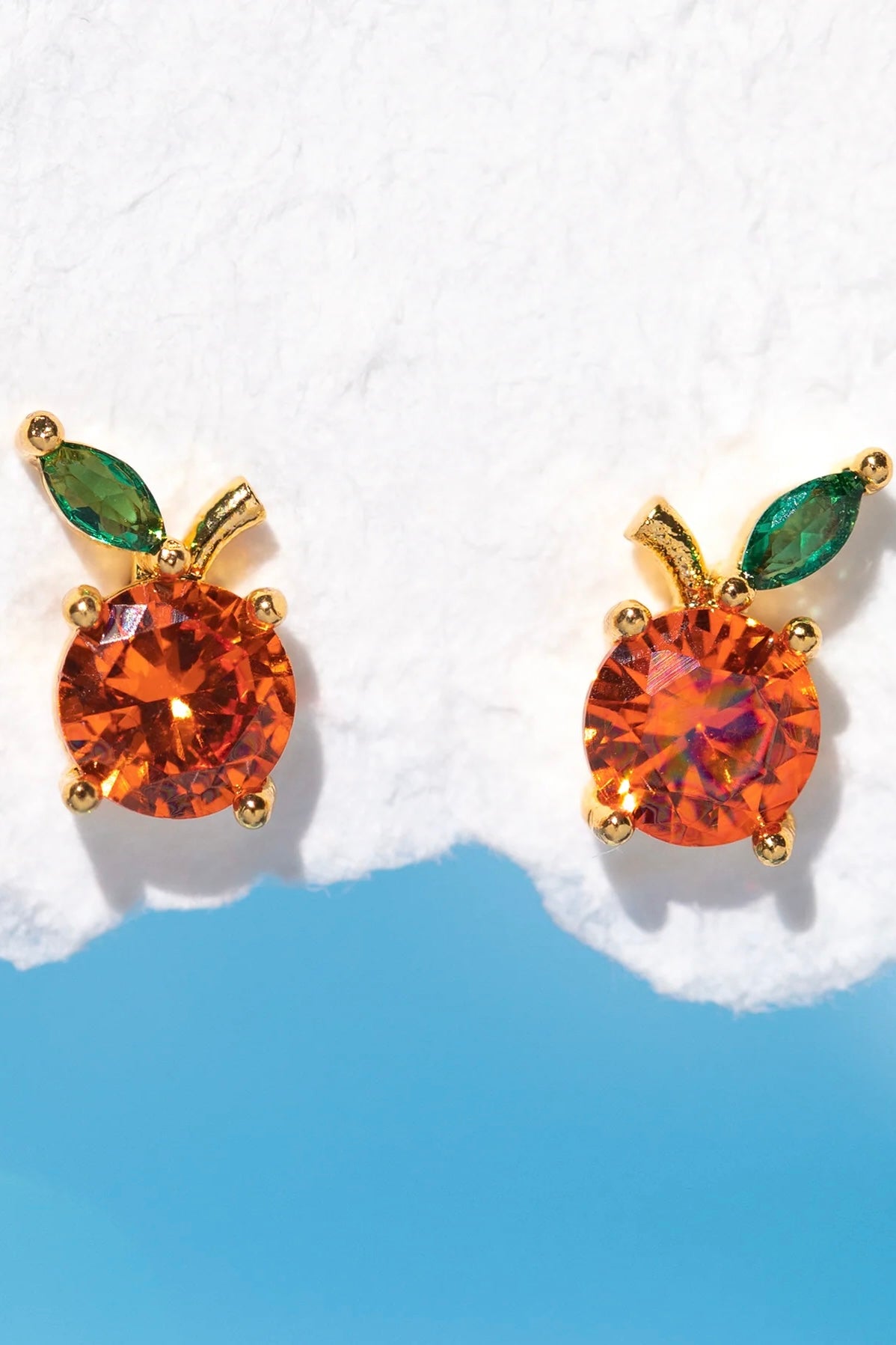Girls Crew Orange Juice Studs