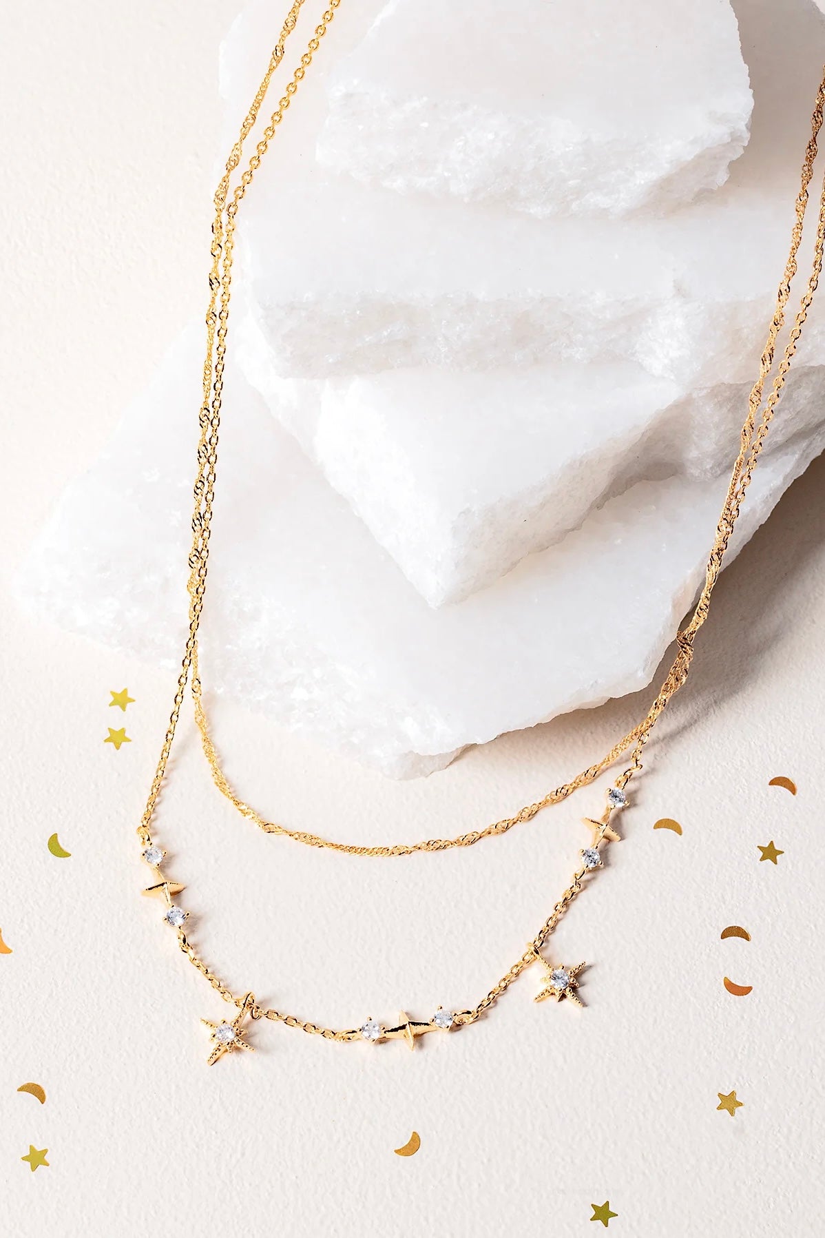 Girls Crew Wandering Stars Necklace