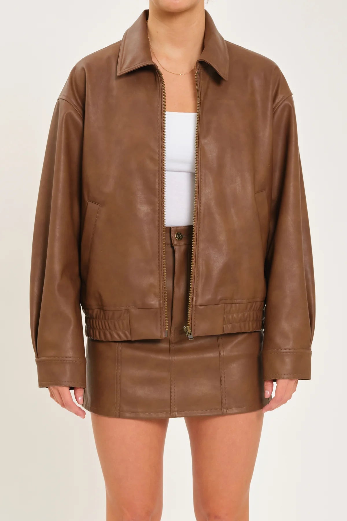Daze Icon Bomber Boyfriend Zip Up Bomber