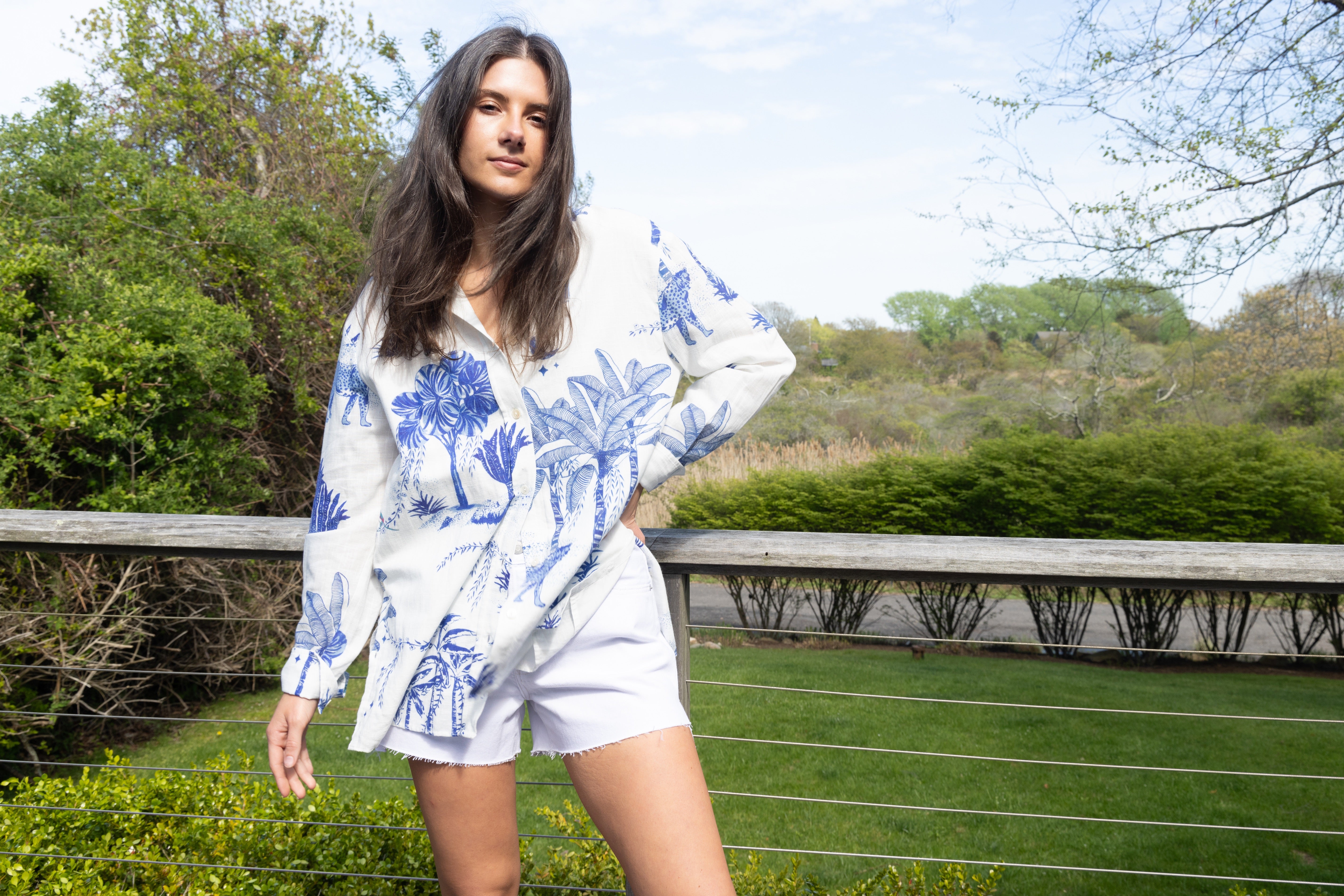 Dana Shirt in Sahara Print