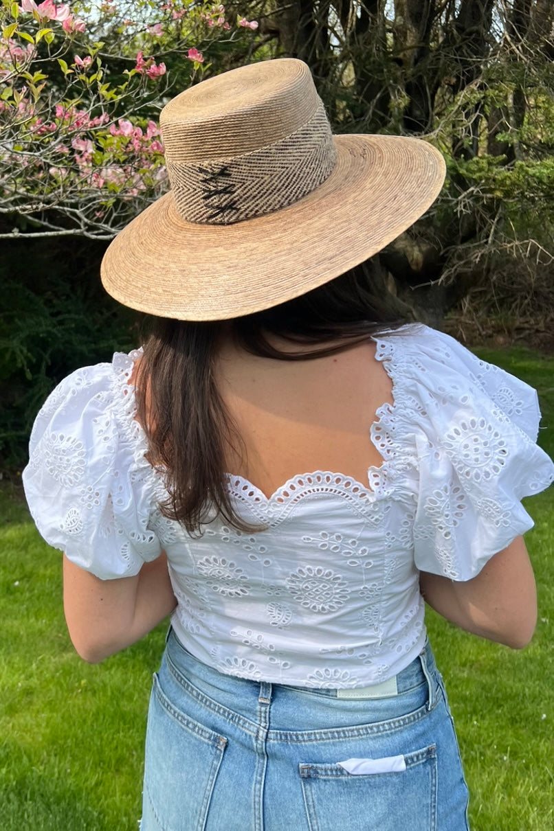 Carmen Eyelet Top