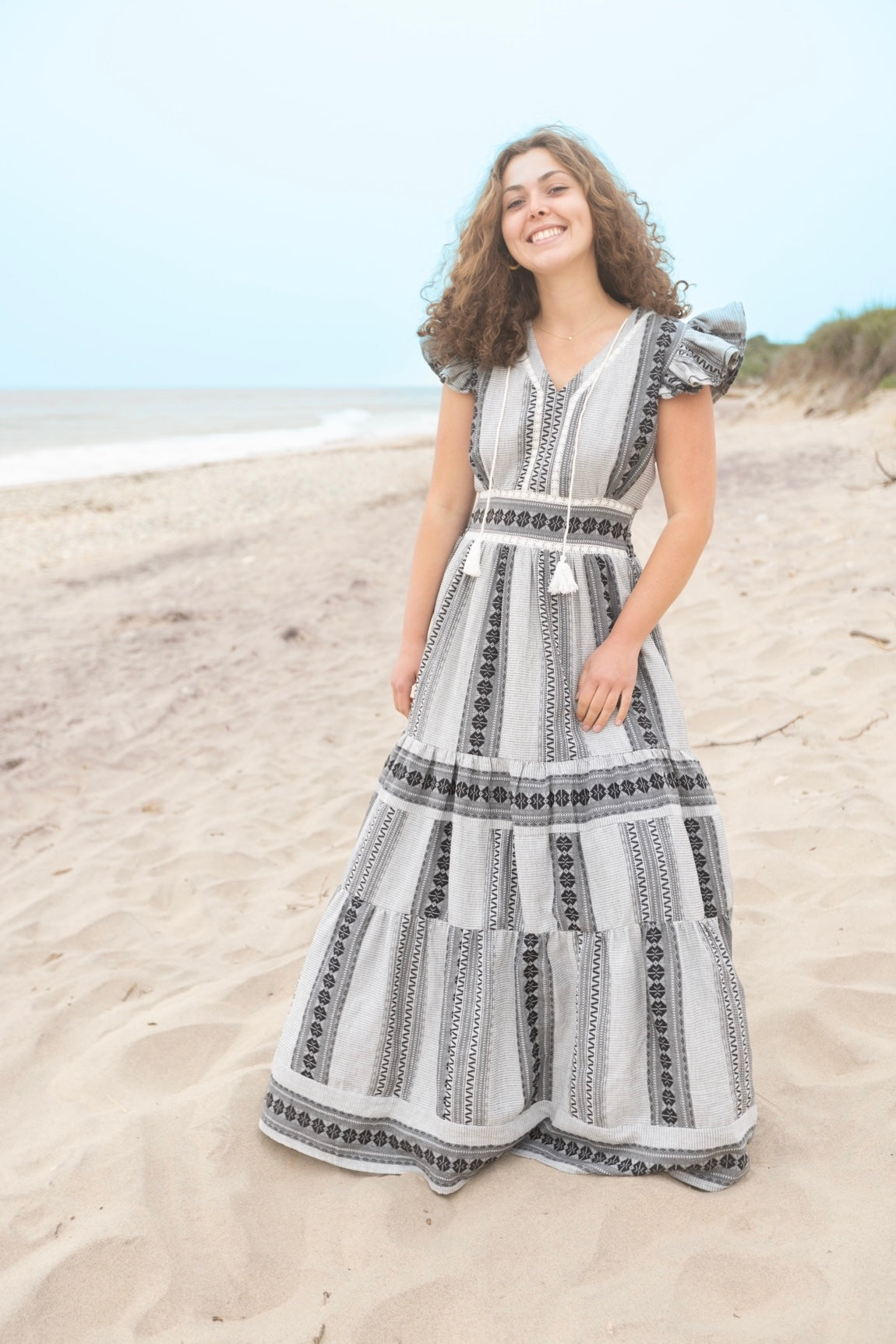 Embroidered Percy Dress