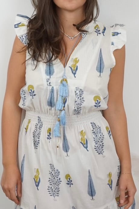 Capri Maxi Dress - Whimsical Trees