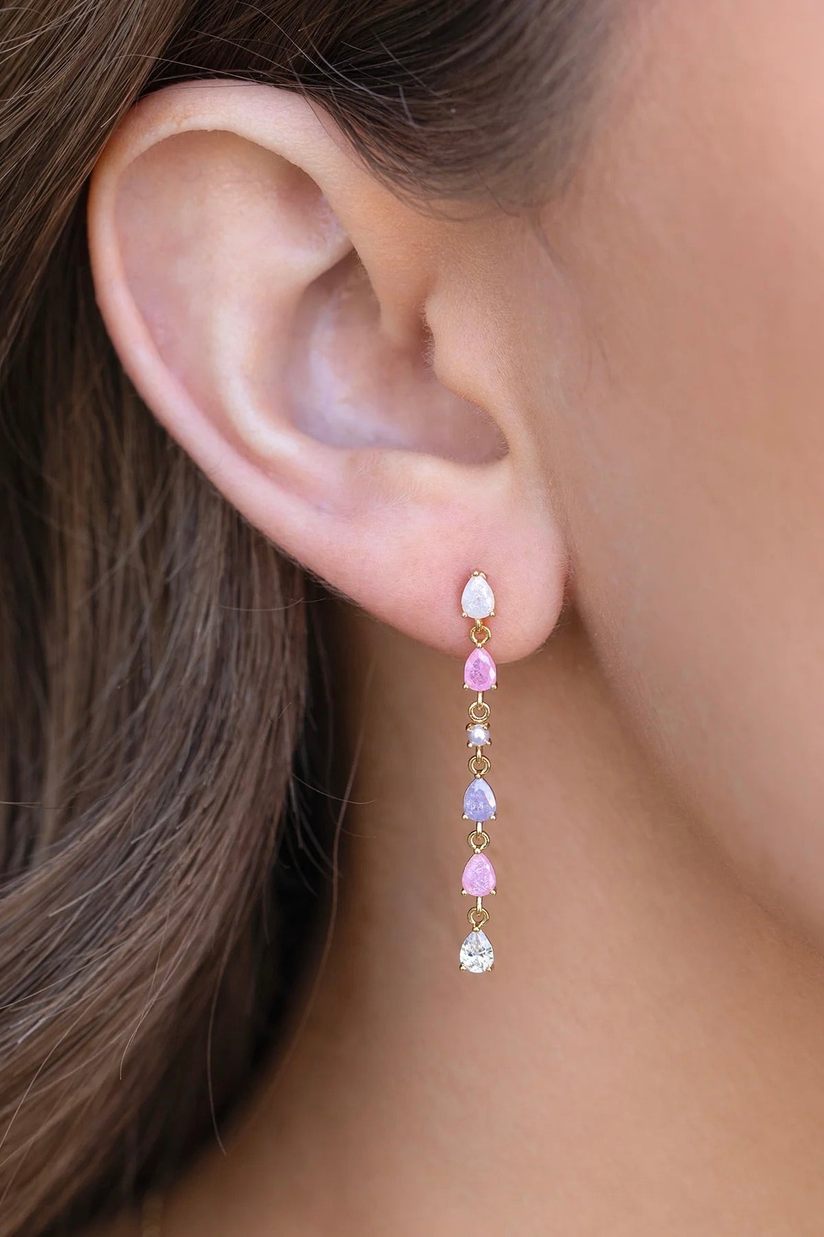 Girls Crew Lavender Haze Dangle Earrings
