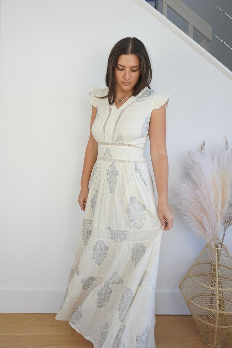 NIBI MTK Percy Maxi Dress - Sunflower Block