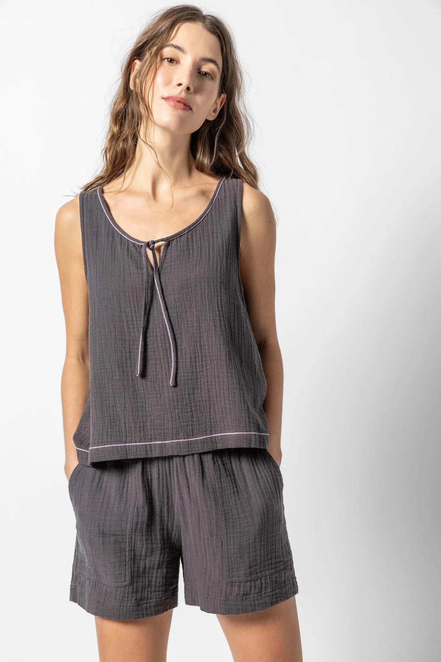 Lilla P Tie Front Tank