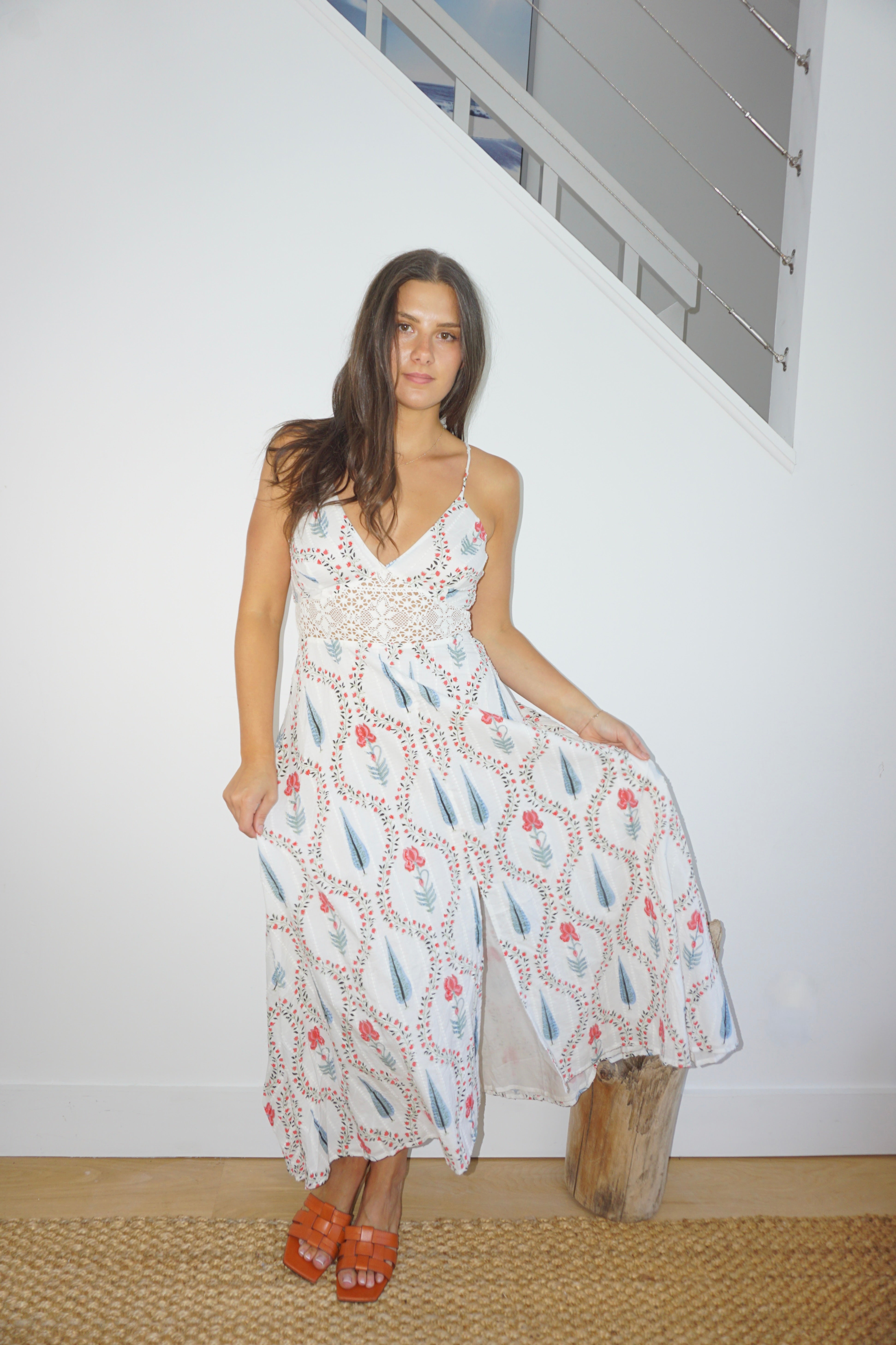 Isabella Dress in Vinyard Floral
