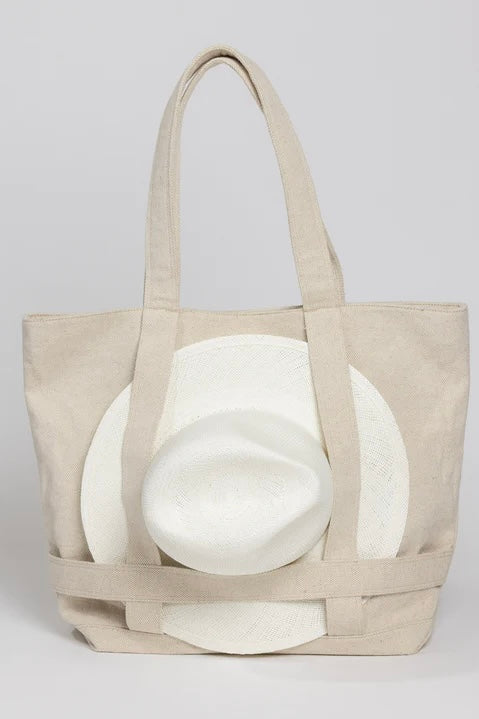 Hat Attack The Original Canvas Traveler Bag - Solid Natural