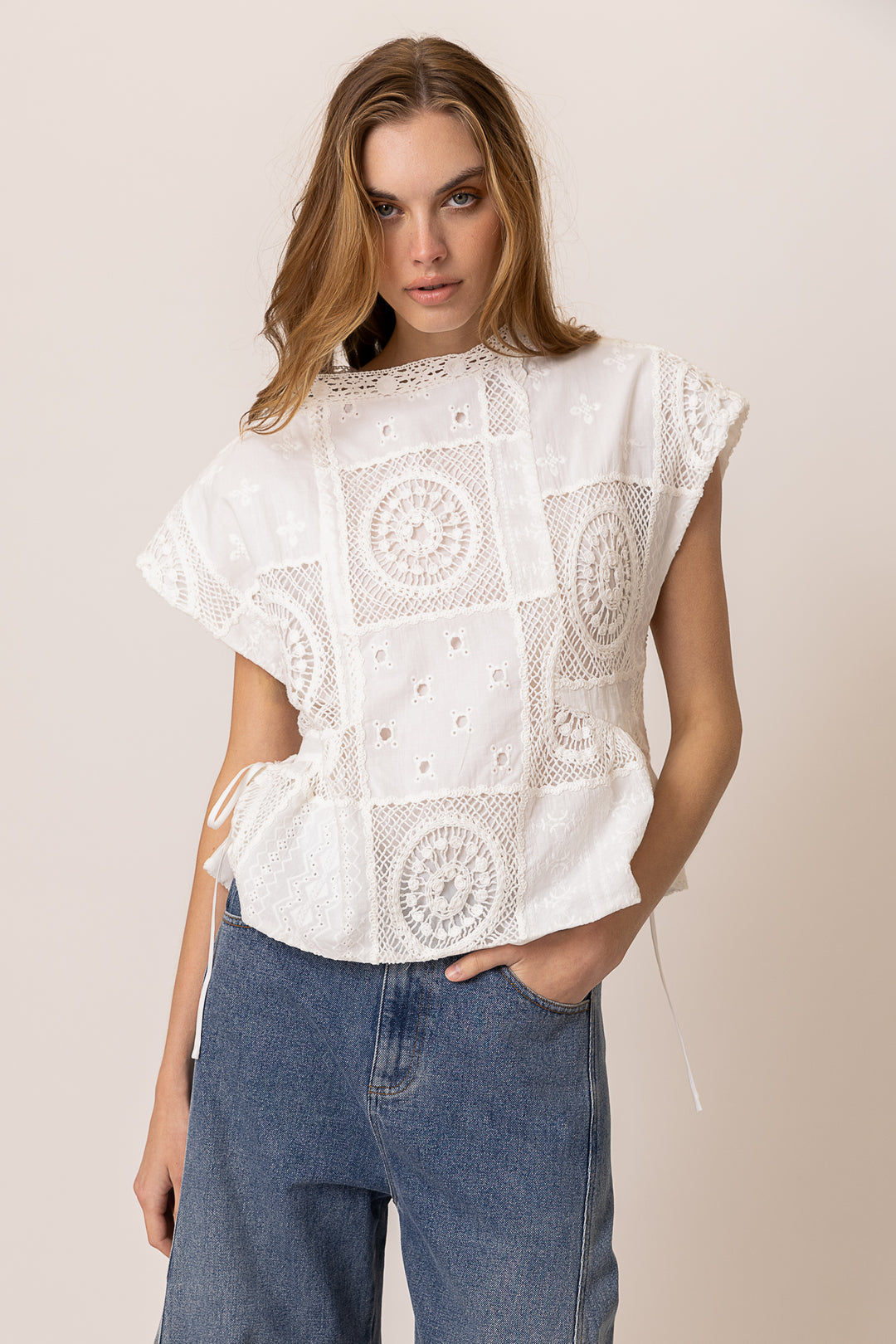 Biva Tunic Top - White